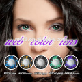 Hotest 3 tone natural fresh colour look beautiful party colored contact lens